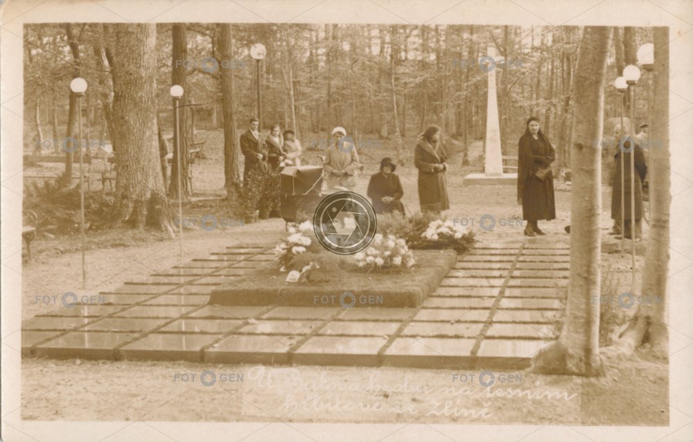 Hrobka Tomáše Bati na lesním hřbitově, 1934