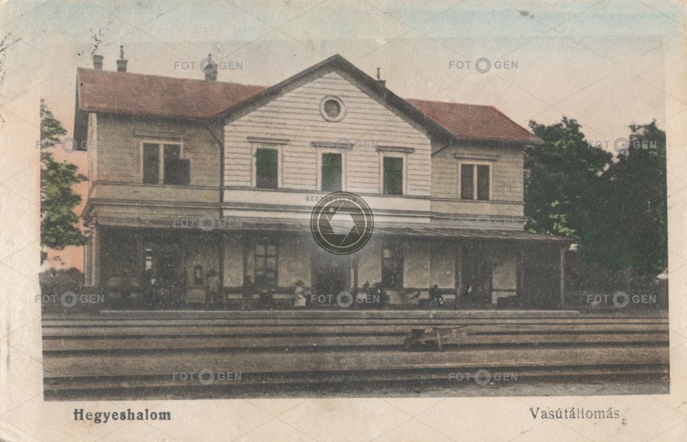 Vlakové nádraží v Hegyeshalom, Maďarsko