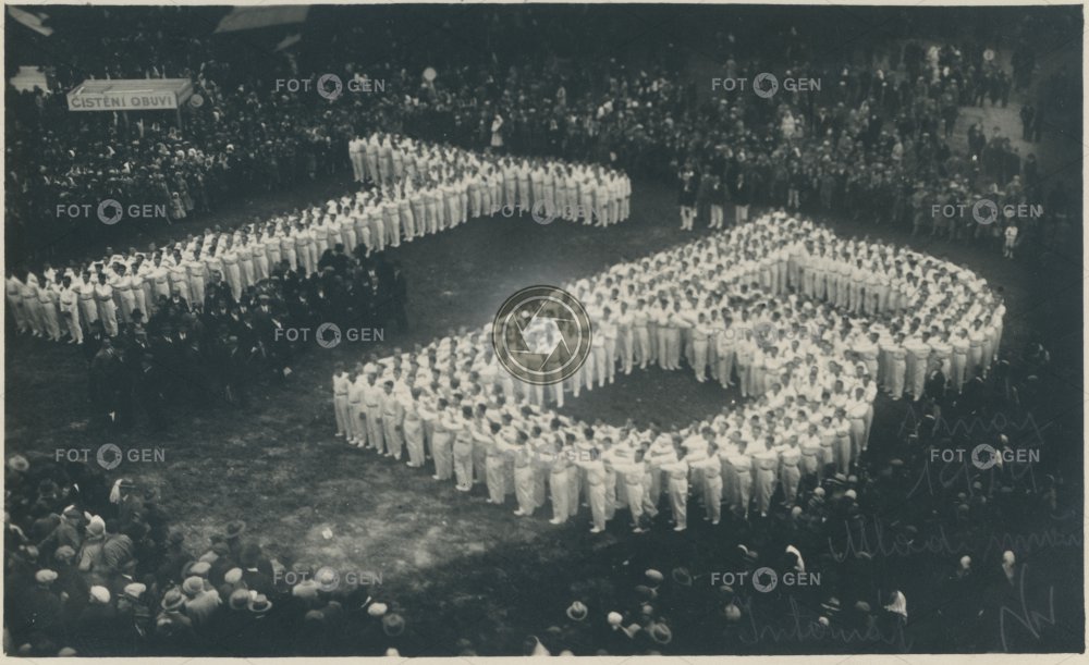 1. máj 1929 - mladí muži, Zlín