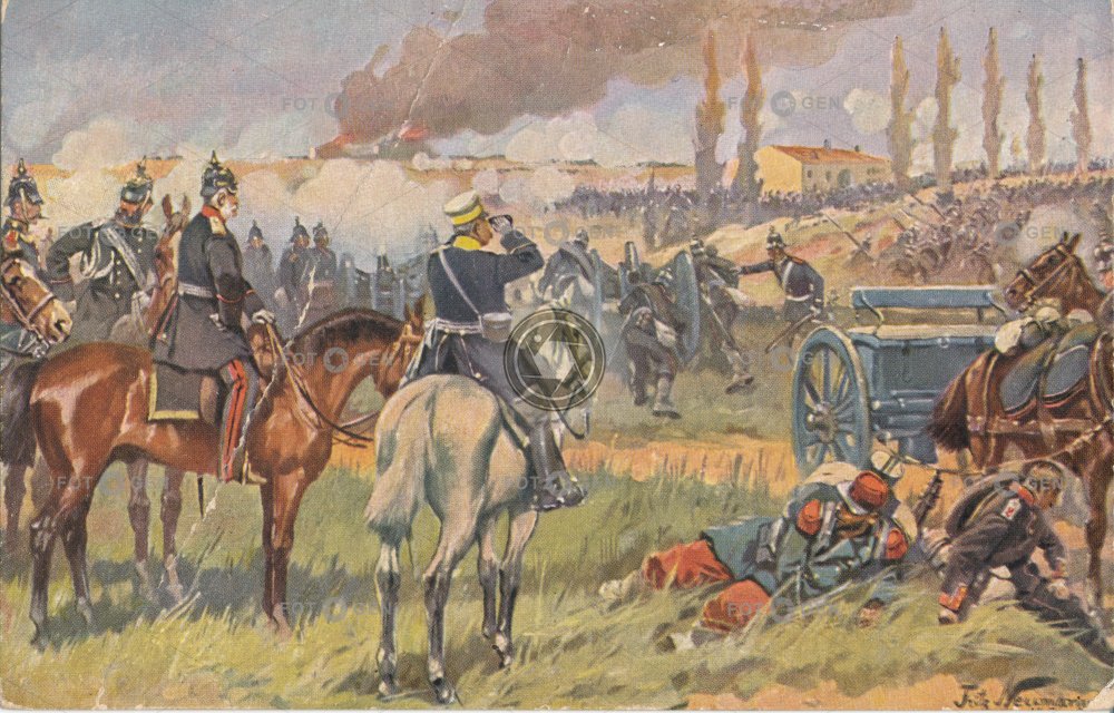 Obraz z Německo-Francouzské války 1870/1871