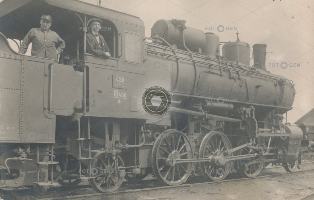 Parní lokomotiva 344.405 ČSD vyrobena 1910/11. Výr. číslo 2481
