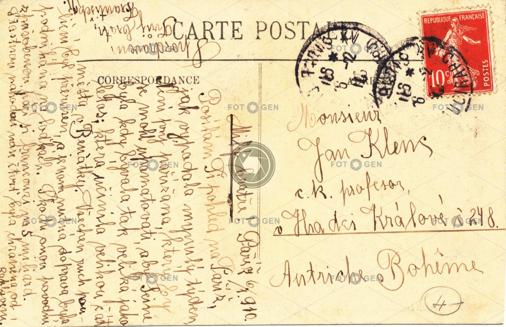 Paříž 1910 povodeň, text k obrázku č. 05577