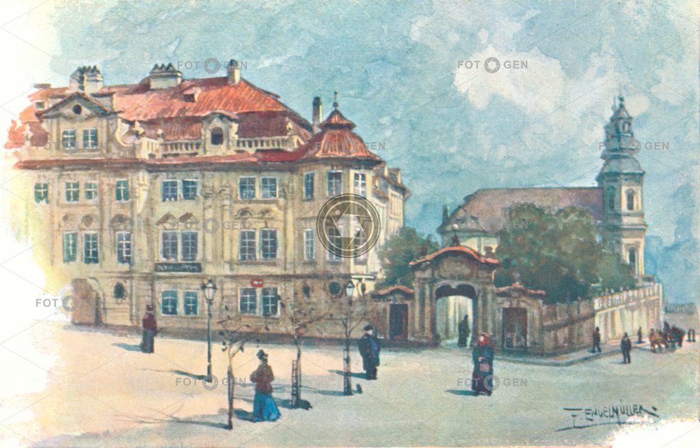 Praha, Faustův dům, Karlovo náměstí