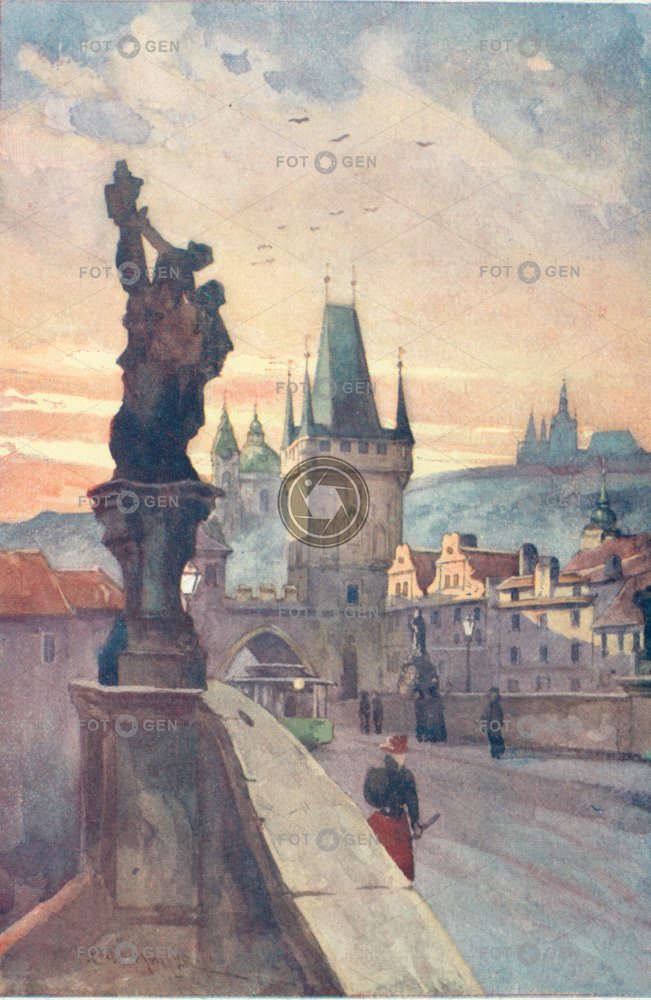 Praha, Sv. Luitgarda na Karlově mostě