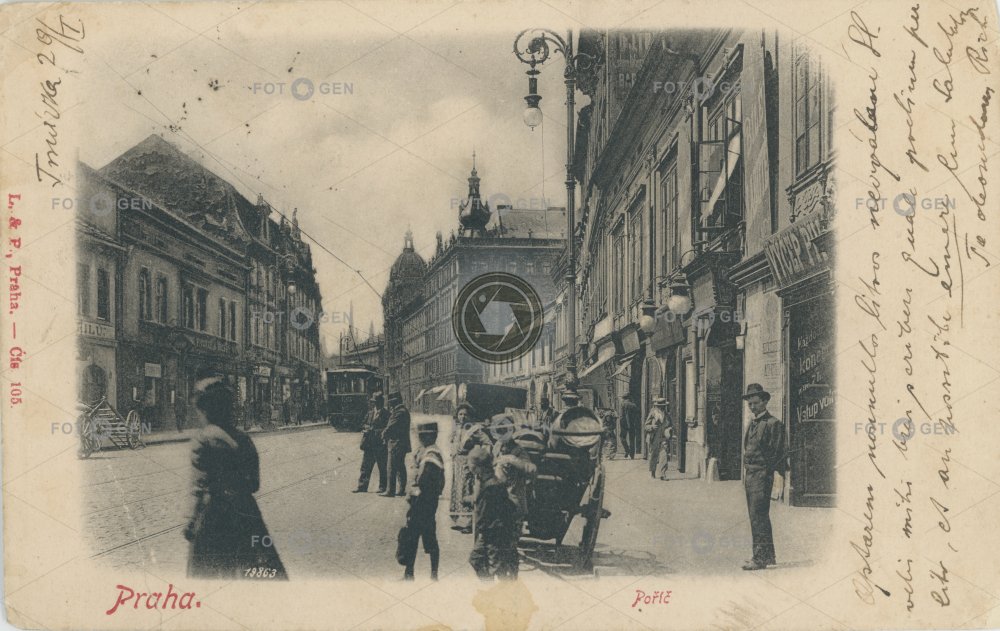Na Poříčí roku 1903