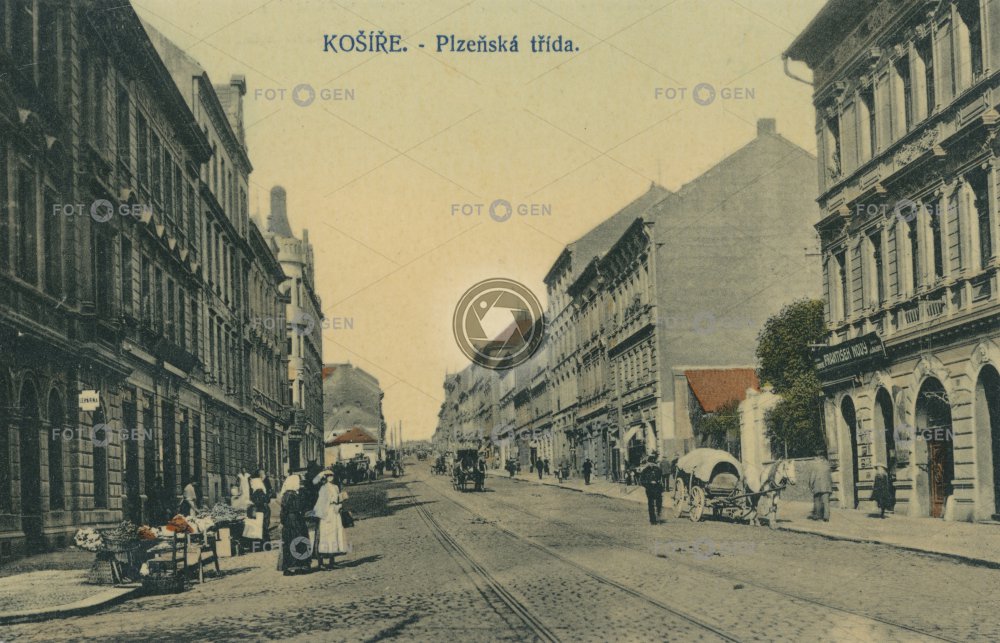 Praha-Košíře, Plzeňská třída.