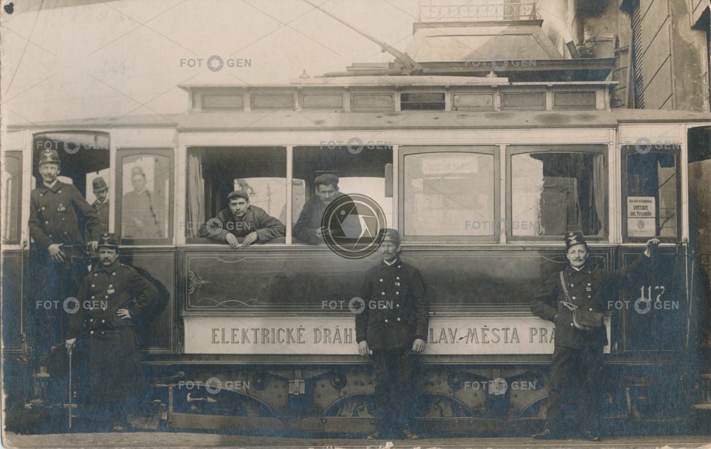 Tramvaj č. 117, cca 1903