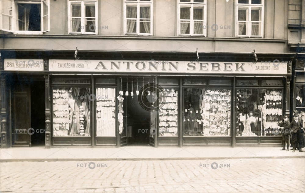 Obchod Antonín Šebek.
