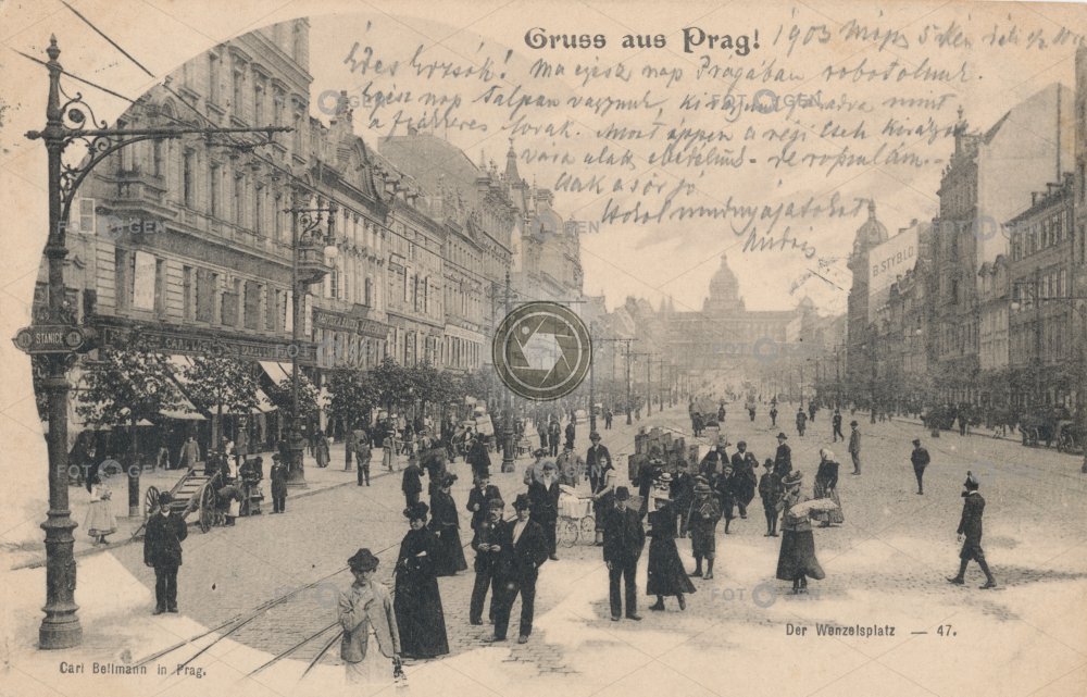 Václavské náměstí roku 1902