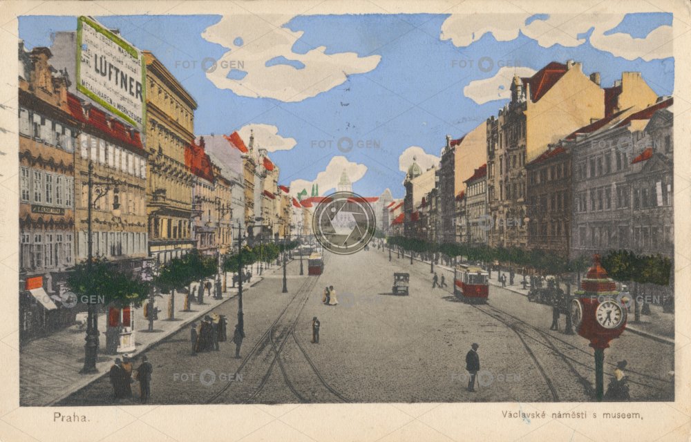 Václavské náměstí kolem roku 1906