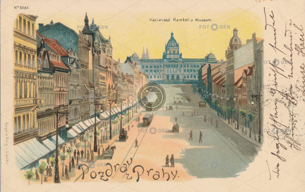 Václavské náměstí kolem roku 1899
