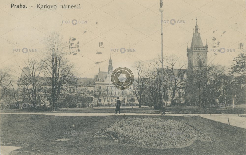 Karlovo náměstí kolem roku 1911