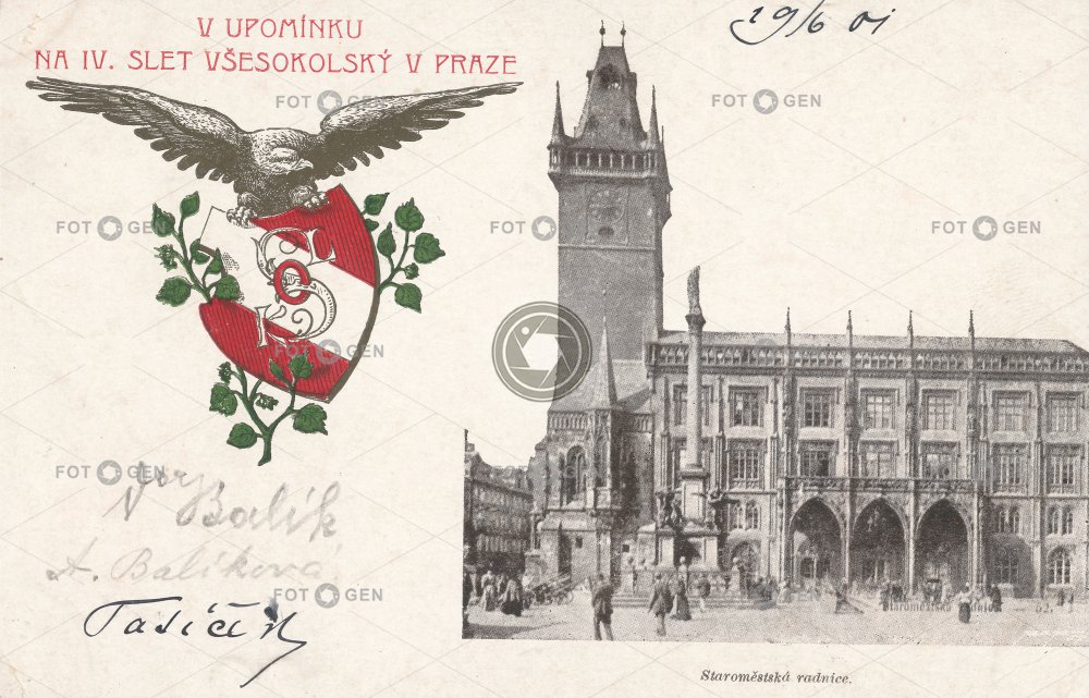 IV. slet všesokolský v Praze roku 1916