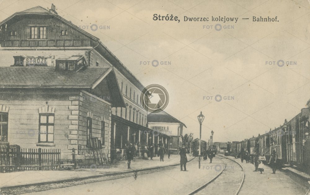 Vlakové nádraží Stróże, Polsko