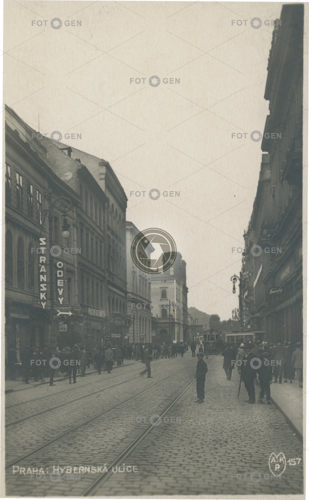 Hybernská ulice 1924