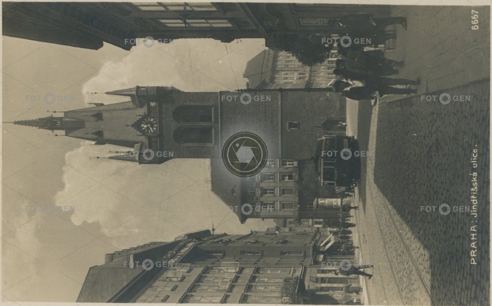 Jindřišská věž roku 1923
