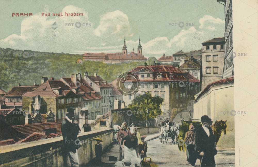 Ulice Ke Hradu 1908