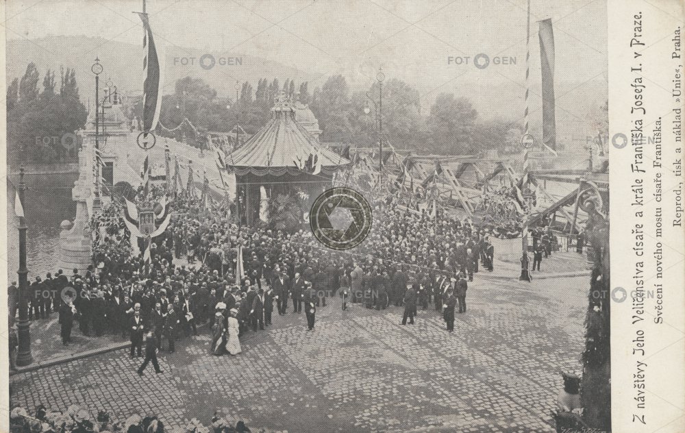 Z návštěvy císaře a krále Františka Josefa I. v Praze 1901