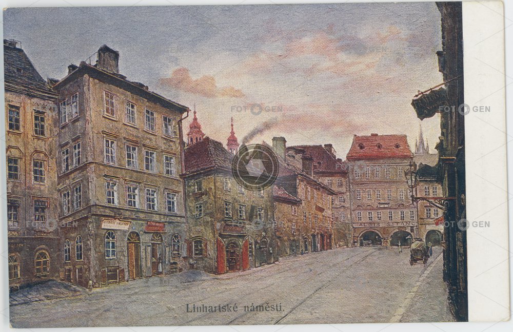Linhartské náměstí směrem k Mikulášské ulici