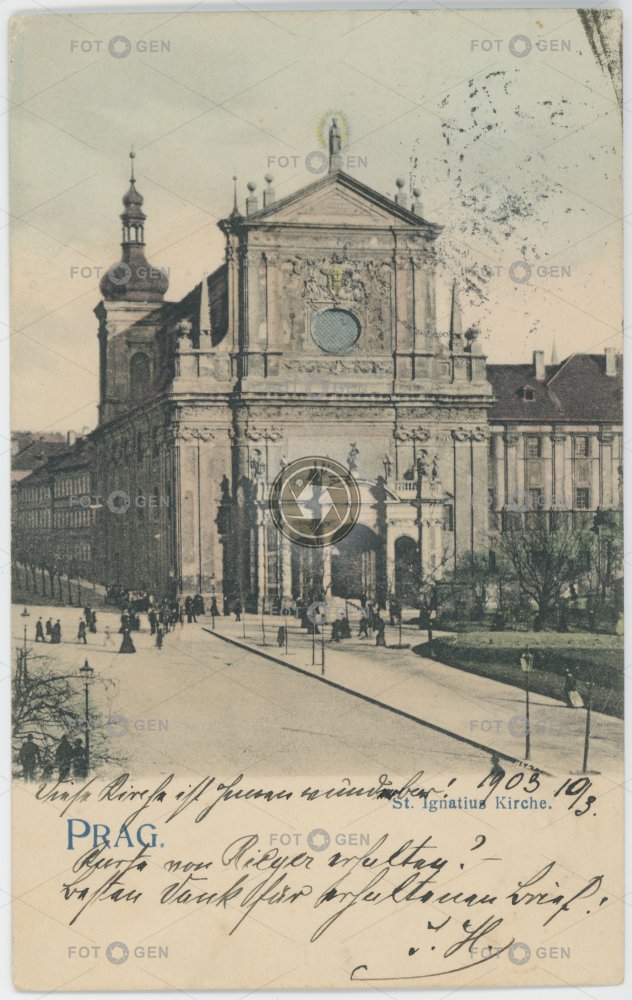 Kostel svatého Ignáce  1903