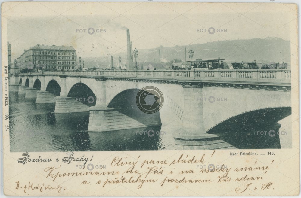 Kamenný most Palackého 1899