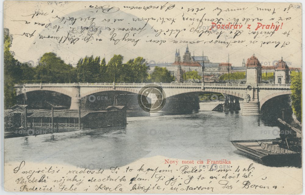Kamenný Most císaře Františka 1905