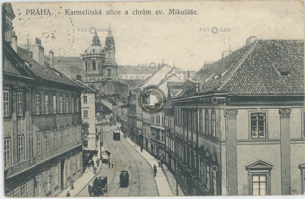 Karmelitská ulice 1905