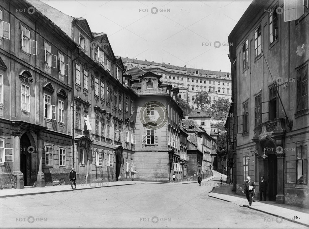 Praha, Sněmovní ulice, kolem 1932