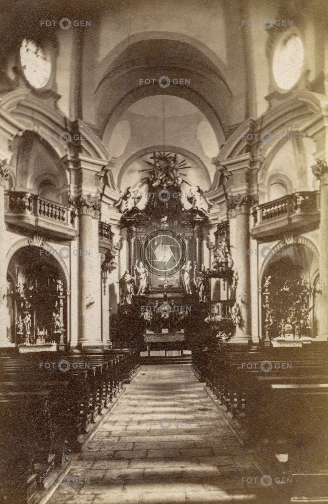 Karlovy Vary, kostel sv. Maří Magdaleny, interiér