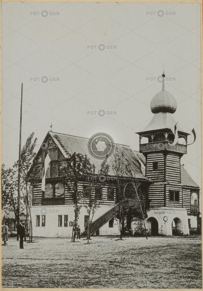 Národopisná Výstava Českoslovanská v Praze 1895, Baráčnická rychta, kabinetka, světlotisk
