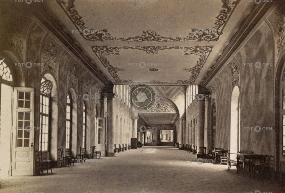 Mariánské Lázně, Hlavní kolonáda, Promenádní sál (1889 nahrazen Litinovou kolonádou)