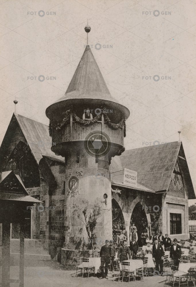 Národopisná výstava českoslovanská, Myškova hospoda, 1895, kabinetka