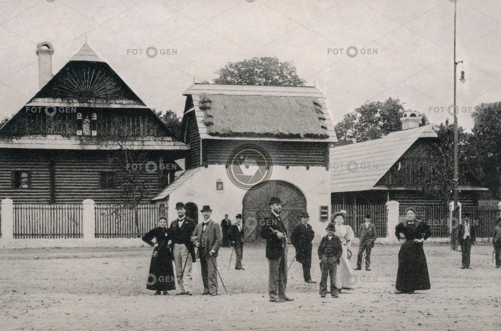 Národopisná Výstava Českoslovanská v Praze 1895, Opavský statek, kabinetka, světlotisk
