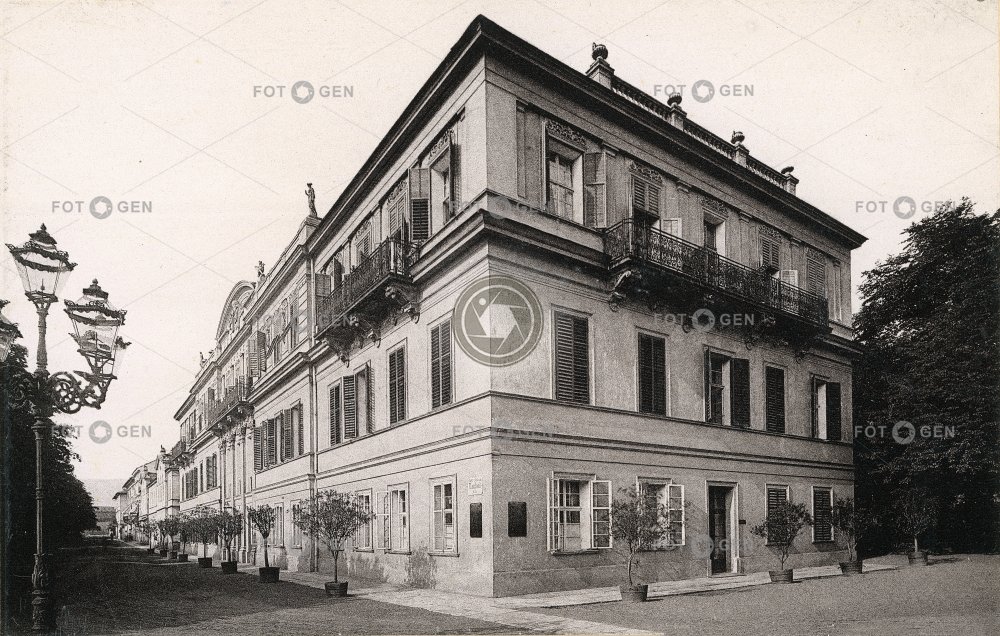 Teplice - Šanov, Nové lázně - Neubad, 1894, kabinetka