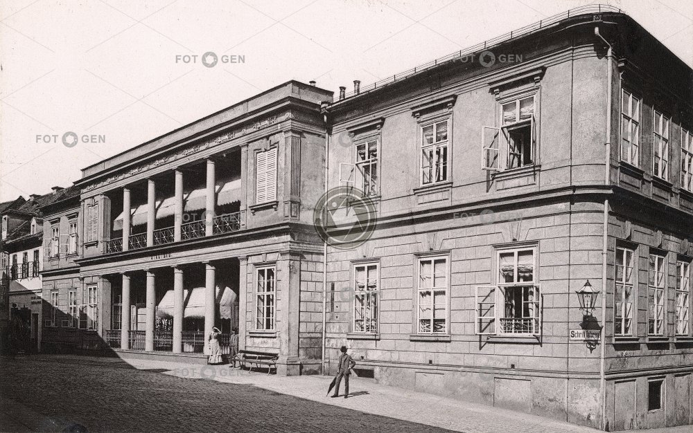 Teplice, Městské lázně, 1894, kabinetka