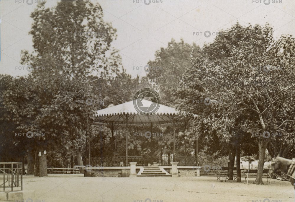 Teplice - Šanov,  hudební pavilon v parku 