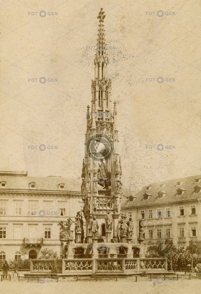 Pomník císaře Františka I.  na nábřeží v Praze, vizitka