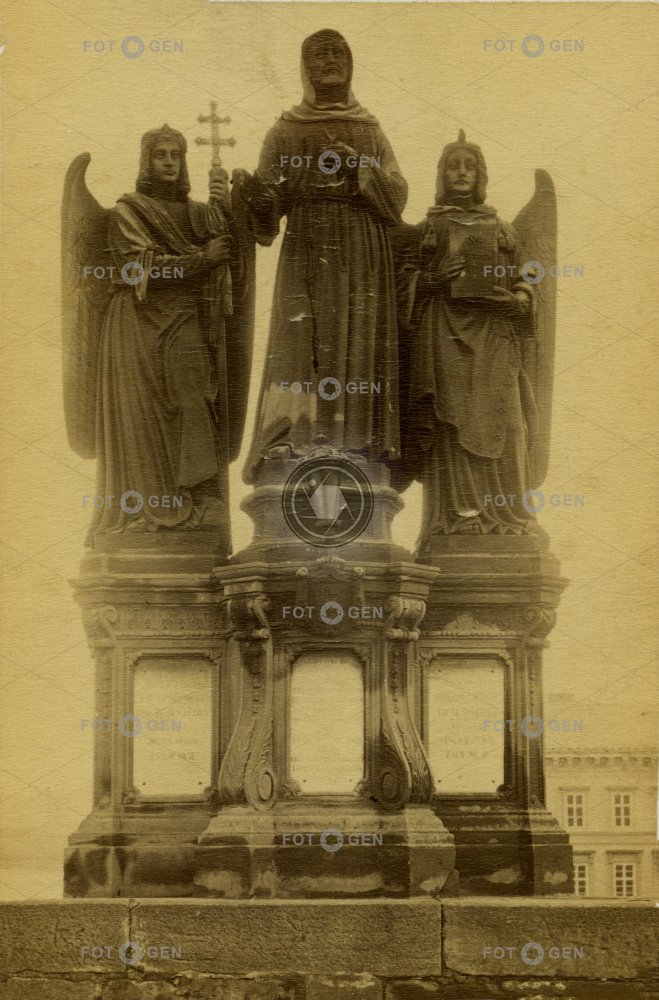 Sousoší Sv. František Serafinský s anděly na Karlově mosě,  vizitka