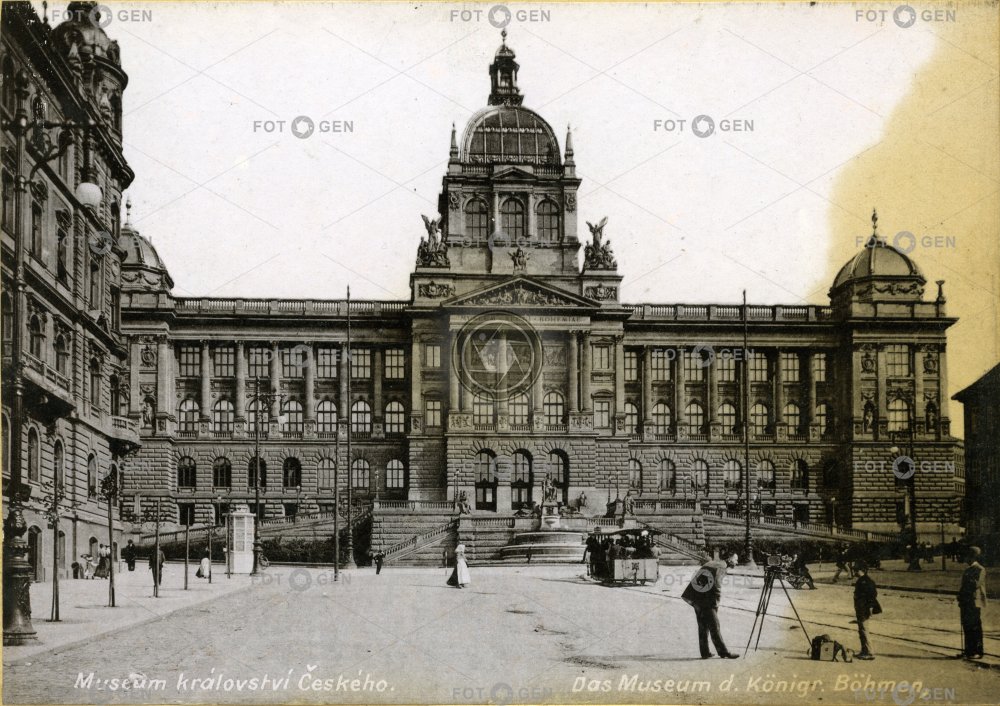 Národní muzeum, kolem 1899, kabinetka