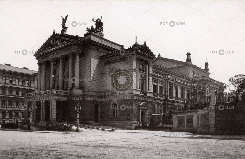 Praha, Nové německé divadlo, kol 1895, kabinetka