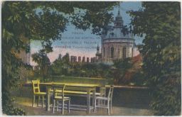 Praha kostel sv. Mikuláše palác hraběte Thun-Salma VKKV 1917