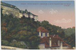 Praha palác Lobkowitz Ústav šlechtičen VKKV 1914