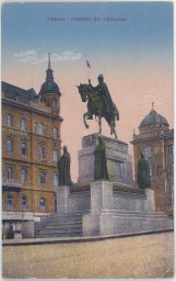 Praha Muzeum pomník sv. Václava VKKV
