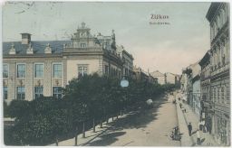 Praha Žižkov sokolovna nakl. Zuna 1909
