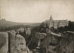 Hrubá Skála a Trosky, kolem 1893, kabinetka