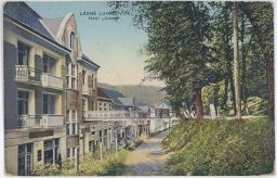 Lázně Luhačovice Zlín hotel Litovel cesta ještě postaru nakl. Liška c.k.
