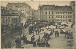 Jablonec nad Nisou náměstí tramvaj trhy c.k.