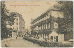 Teplice Německý dům 1921