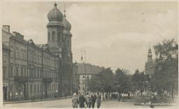 Plzeň náměstí Kramářovy sady Grafie Chmelíček 1930