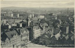 Plzeň severovýchodní strana panorama 1931